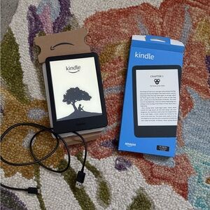 Kindle Black E-Reader with Glare-Free Display